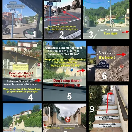 Les Grimaldines - ゲストハウス カーニュ・シュル・メール